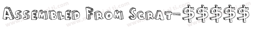 Assembled From Scrat字体转换